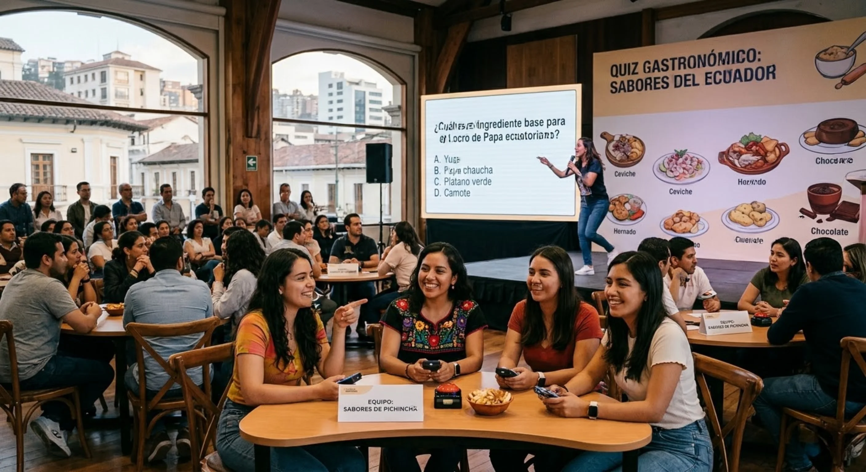 Quiz gastronómico para encontrar el restaurante ideal en Quito, Ecuador