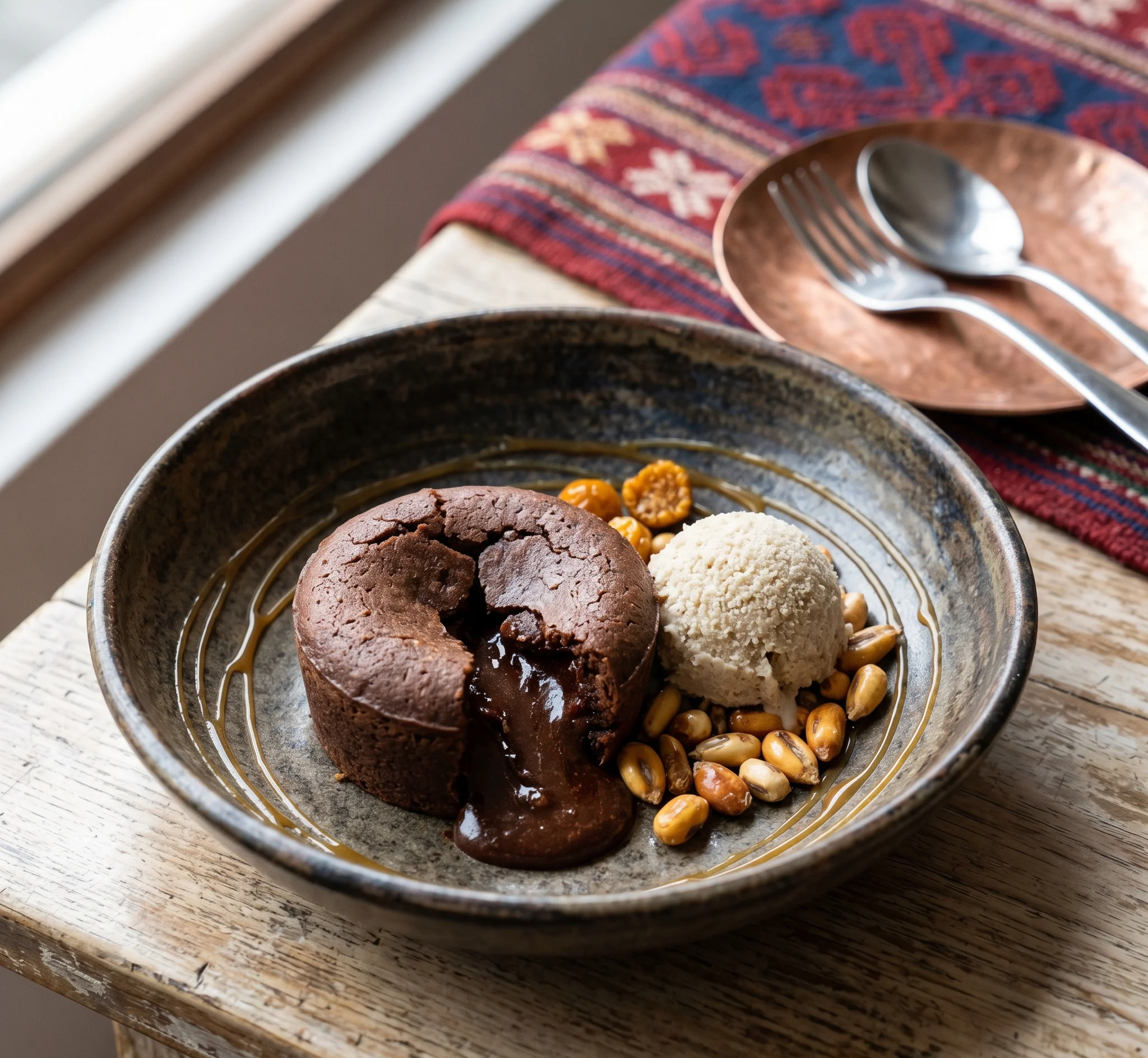 Coulant de chocolate ecuatoriano 70%